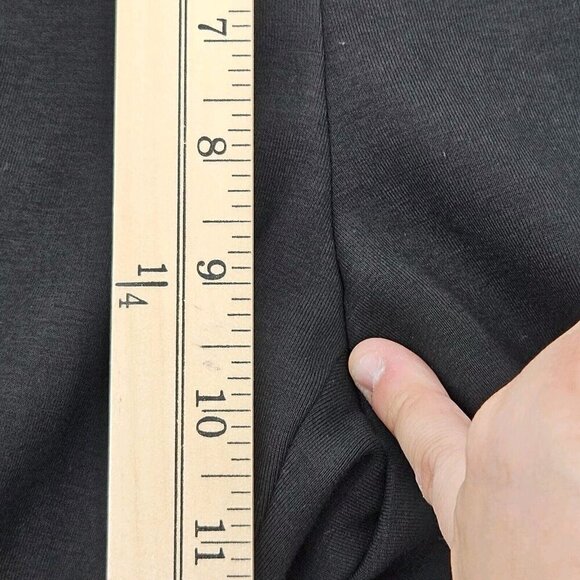 Theory Treeca Tailored Trouser Pants Double Knit Jersey Black Women’s Size 6 - Picture 12 of 13